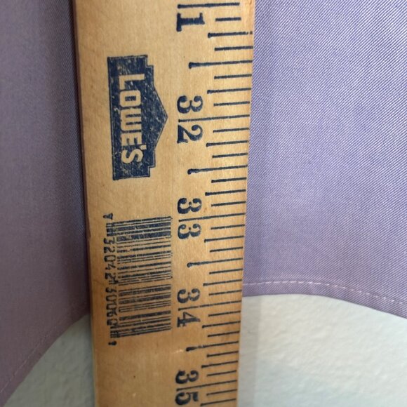 Pronto Uomo Mens Non-Iron Lavender Dress Shirt 19 34/35 100% Cotton Button-Up - Picture 9 of 11